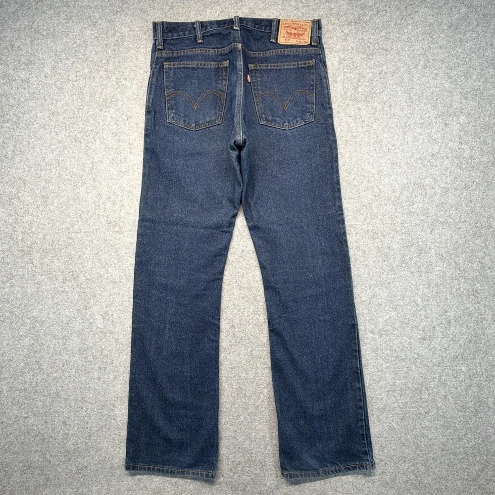 Vintage Levi's 517 Jeans Mens 34x34 Blue Bootcut Dark Wash Y2K